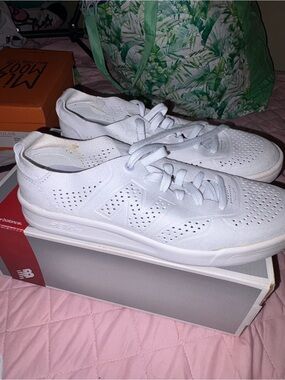 New Balance White 300 Deconstructed sneakers